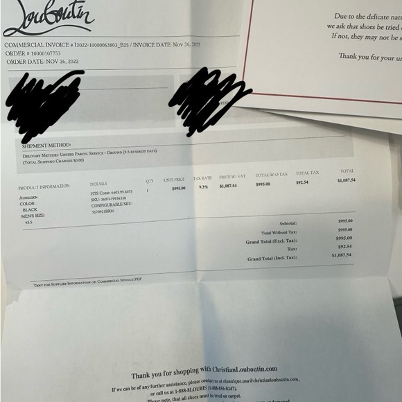 43.5 only worn a couple times - Picture 5 of 5